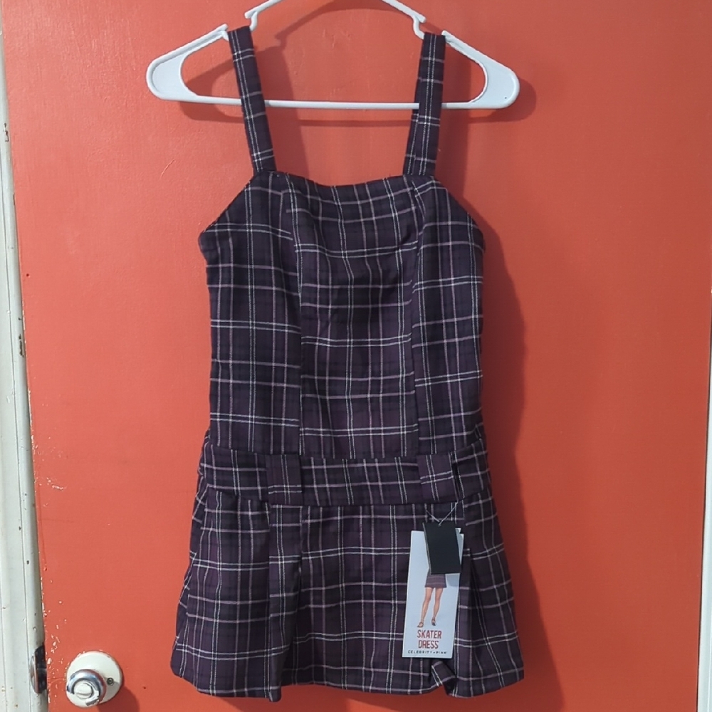 Celebrity Pink Skater Dress Extra Small